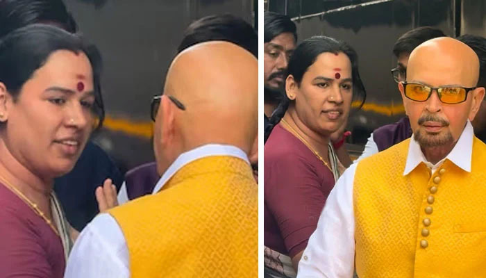 راکیش روشن شادی میں خواجہ سرا سے الجھ پڑے،ویڈیو وائرل