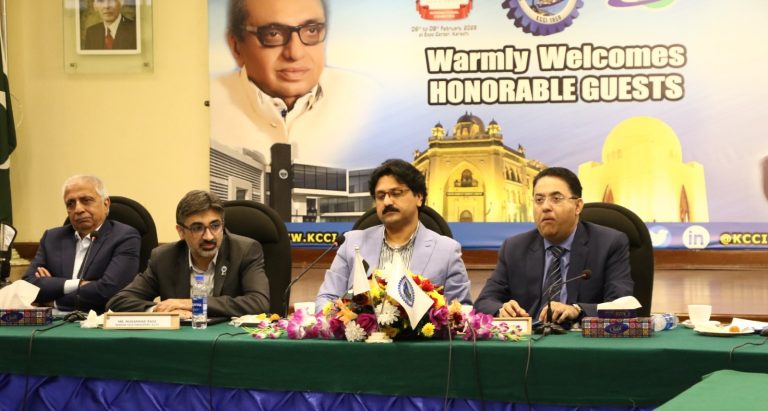 راجہ خلیق الزمان انصاری کا کراچی چیمبرآف کامرس کا دورہ