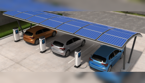 Solar-power-car-charging